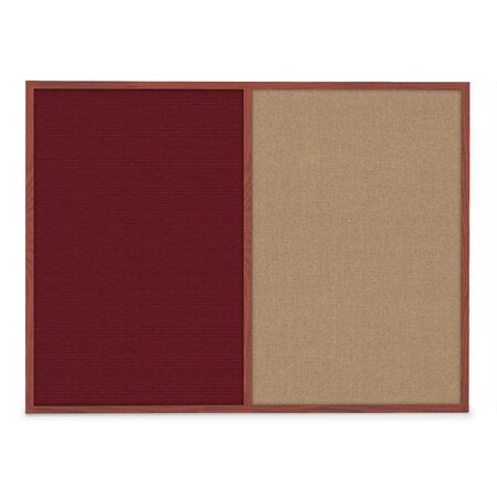 United Visual Products Sliding Door Indoor Enclosed Corkboard, 3 UV9000ACS-SATIN-ULTMAR